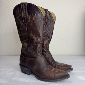 Idyllwind Wildwest Snip Toe Leather Western Boots Cowgirl Rodeo Brown 8 B
